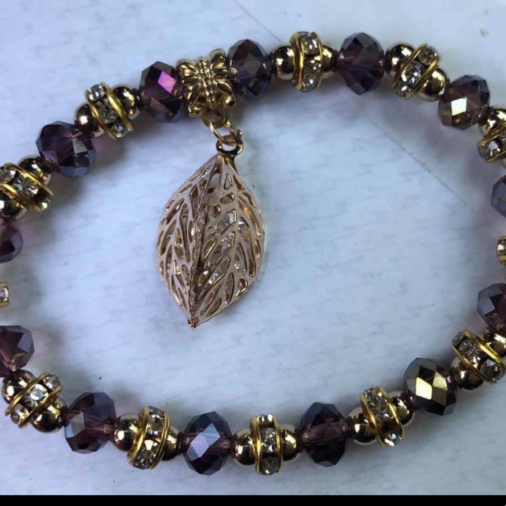 Bracelet Leaflet Charm